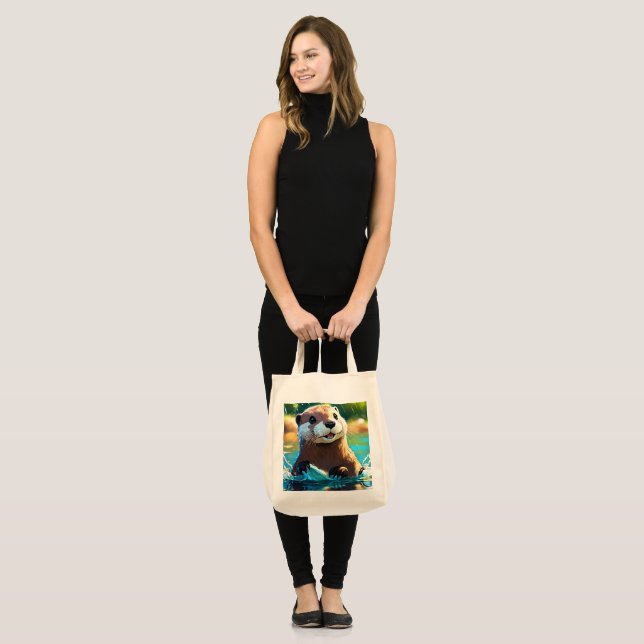 #BearsOfNatureToteBag Tragetasche (Vorderseite (Model))