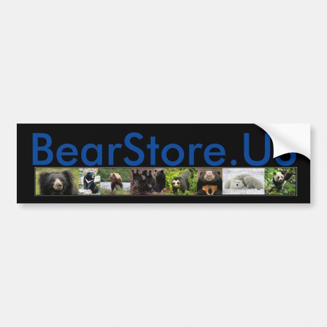 BearStore.US Autoaufkleber (Vorne)
