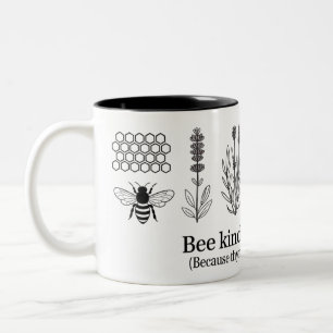 Beartige oder abschüssige Tasse   Funny Bee Coffee