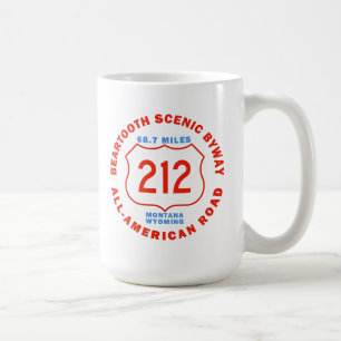 Beartooth landschaftlicher Seitenweg alle Tasse