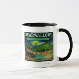 Bearwallow Apple Kiste LabelHood Fluss ODER Tasse