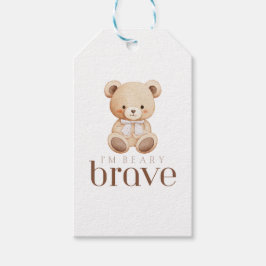 beary brave childhood cancer sick kids cute  geschenkanhänger