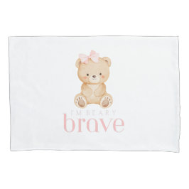 beary brave childhood cancer sick kids cute kissenbezug