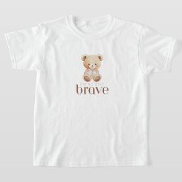 beary brave childhood cancer sick kids cute  T-Shirt