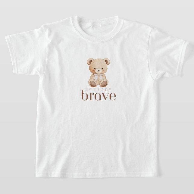 beary brave childhood cancer sick kids cute  T-Shirt (Ablage )