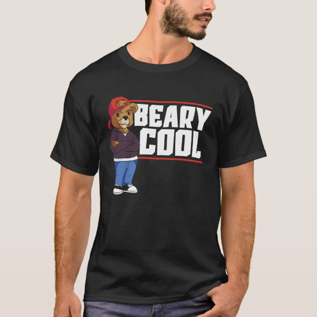 Beary Cool Bear Lover Wildlife Animal Bear 1 T-Shirt (Vorderseite)