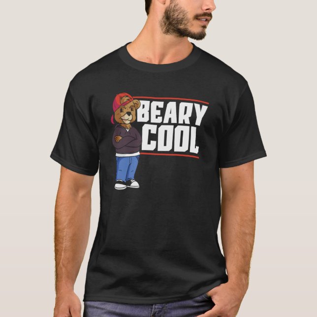 Beary Cool Bear Wildlife Animal Bear  1 T-Shirt (Vorderseite)