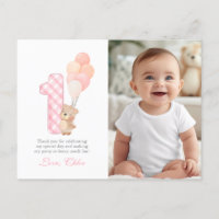 Beary First Teddy Bear Birthday Party Danke