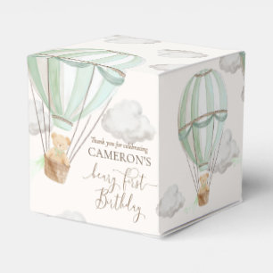 Beary First Teddy Bear Hot Air Ballon Birthday Geschenkschachtel