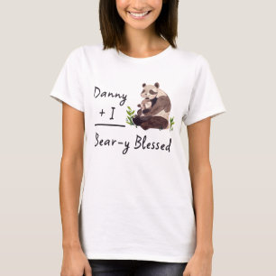 Beary Gesegnete Panda-Mama-Shirt Passendes Baby- T-Shirt