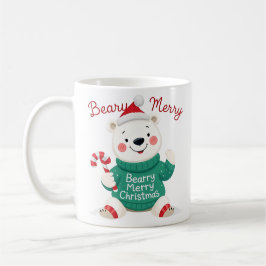 Beary Merry Christmas Polar Bear Kaffeetasse
