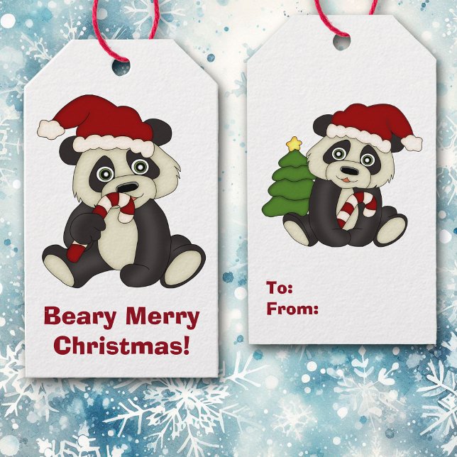 Beary Merry Holiday Geschenkanhänger (Von Creator hochgeladen)