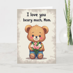 Beary Much Love Muttertagskarte Karte