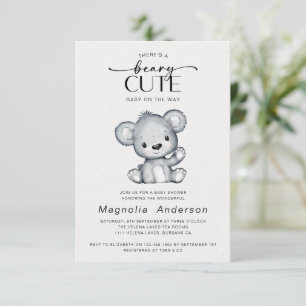 Beary Niedlich Bear Baby Dusche Einladung