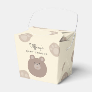 Beary Niedlich Brown Teddy Bear Cub Boy Babydusche Geschenkschachtel