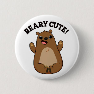 Beary Niedlich Teddy Bear Puff Button