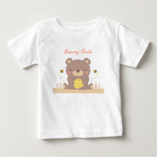 Beary Niedlich Woodland Little Bear for Babys Baby T-shirt