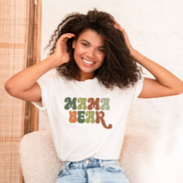 Beary Niedlich Woodland Mama Bear Babydusche T-Shirt