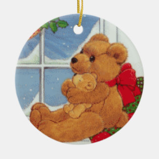Beary Weihnachten Keramik Ornament