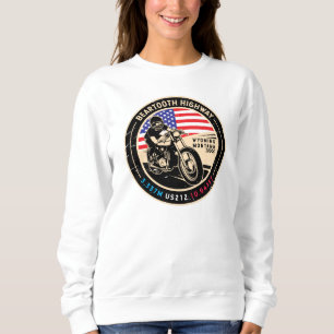 Bearzahnautobahn für alle amerikanischen Straßen M Sweatshirt