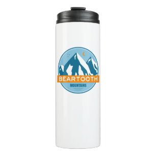 Bearzahngebirge Montana Wyoming Thermosbecher
