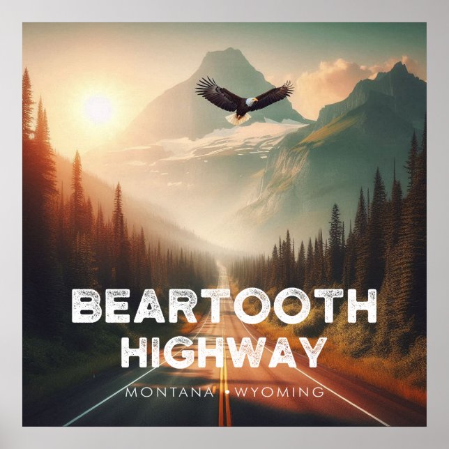 Bearzahnweg Montana Poster (Vorne)