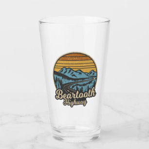 Bearzahnweg Montana Wyoming Retro Glas