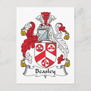 Beasley Familienwappen Postkarte