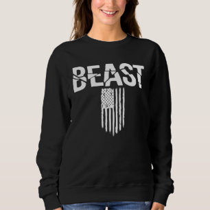 BEAST Fitnessstudio Fitness-Workout Bodybuilding M Sweatshirt