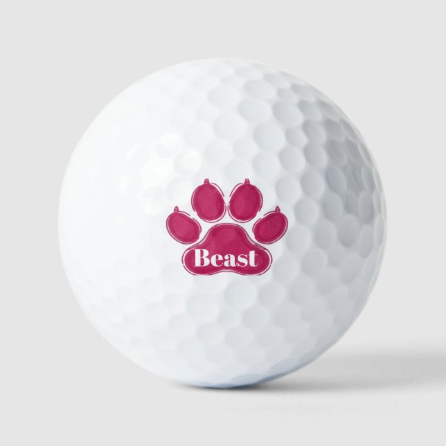 "Beast" golf ball (Vorderseite)