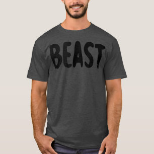 BEAST GYM Fitness Workout Bodybuilding Motivation T-Shirt