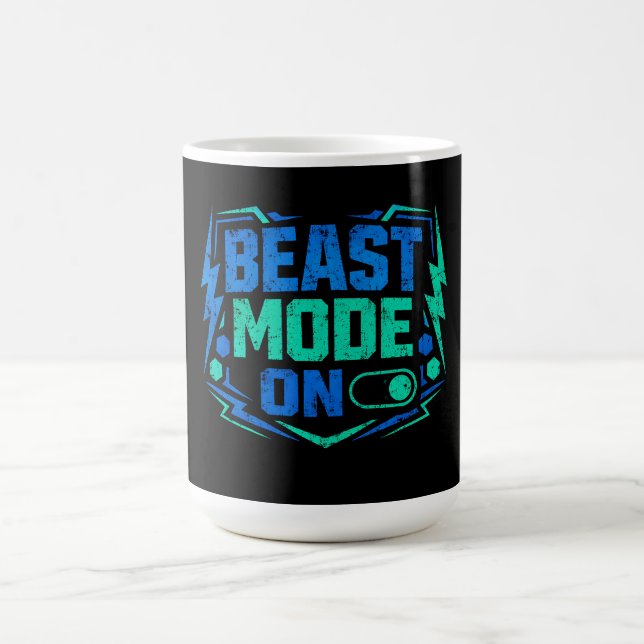 Beast Mode ON – Gym Activation Power Kaffeetasse (Mittel)