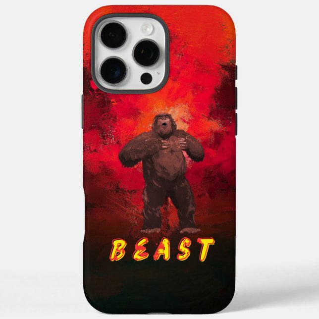 BEAST Mode – Power Roar Phone Case (Rückseite)