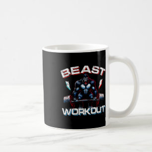 Beast Silverback Deadlift Gym Jokes Gorilla Workou Kaffeetasse