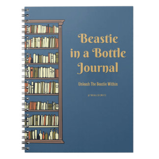 Beastie in einer Flasche Notizblock