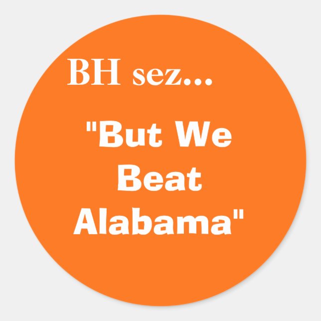 Beat AL - Angepasst Runder Aufkleber (Vorderseite)