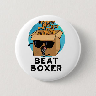 Beat Boxer Funny Beatboxer Box Puff Button