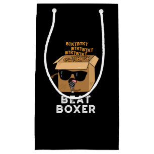 Beat Boxer Funny Beatboxer Box Puff Dark BG Kleine Geschenktüte