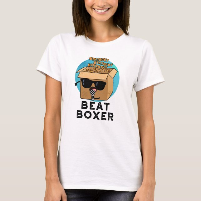 Beat Boxer Funny Beatboxer Box Puff T-Shirt (Vorderseite)