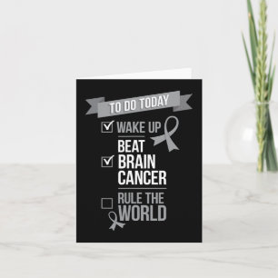 Beat Brain Cancer Rule the World Fighter Survivor Karte