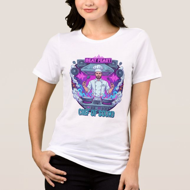 Beat Chef DJ Küchen Tee (Vorderseite)