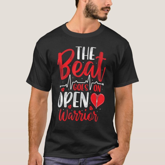 Beat geht auf Open Heart Operation Umgehung Operat T-Shirt (Vorderseite)