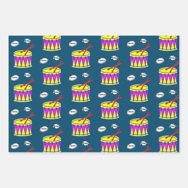 Beat Geschenkpapier Set (Vorderseite 3)