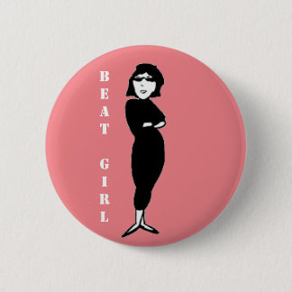 Beat Girl pink Button