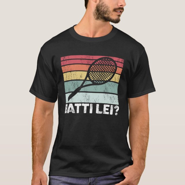 Beat Her  Said Tennis Player T-Shirt (Vorderseite)