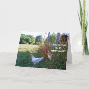 BEAT IT HERMAN EASTER Witzkarte Feiertagskarte