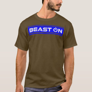 Beat On Blue Gym Fitness Workout Gym Sprichwort Mo T-Shirt