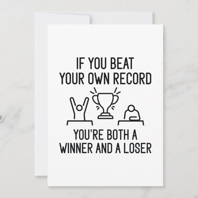 Beat Record Dankeskarte (Vorderseite)