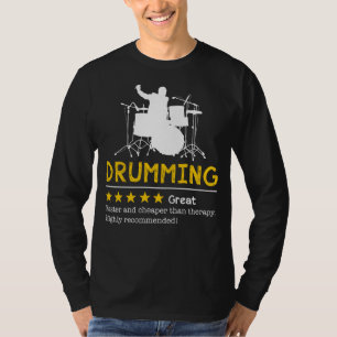 Beat Stress with Drumming Delight: billiger, schne T-Shirt