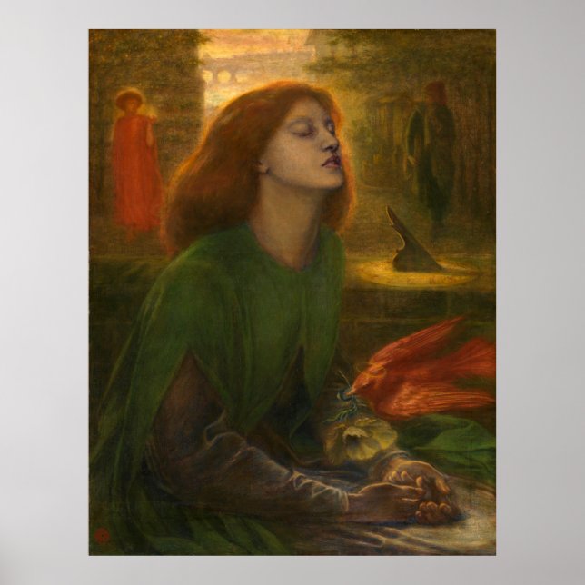 Beata Beatrix - Dante Gabriel Rossetti Poster (Vorne)